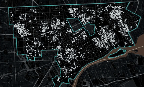 Sarnia - Map of Detroit Redfields